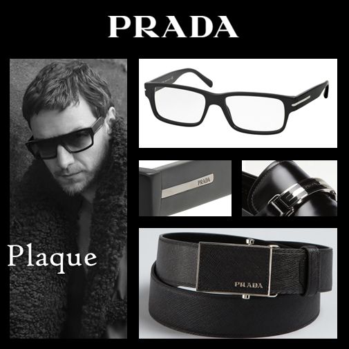 Stoere mannen bril van Prada